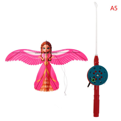 Mini Cartoon Vlieger voor Kinderen met Handvat (40 cm)