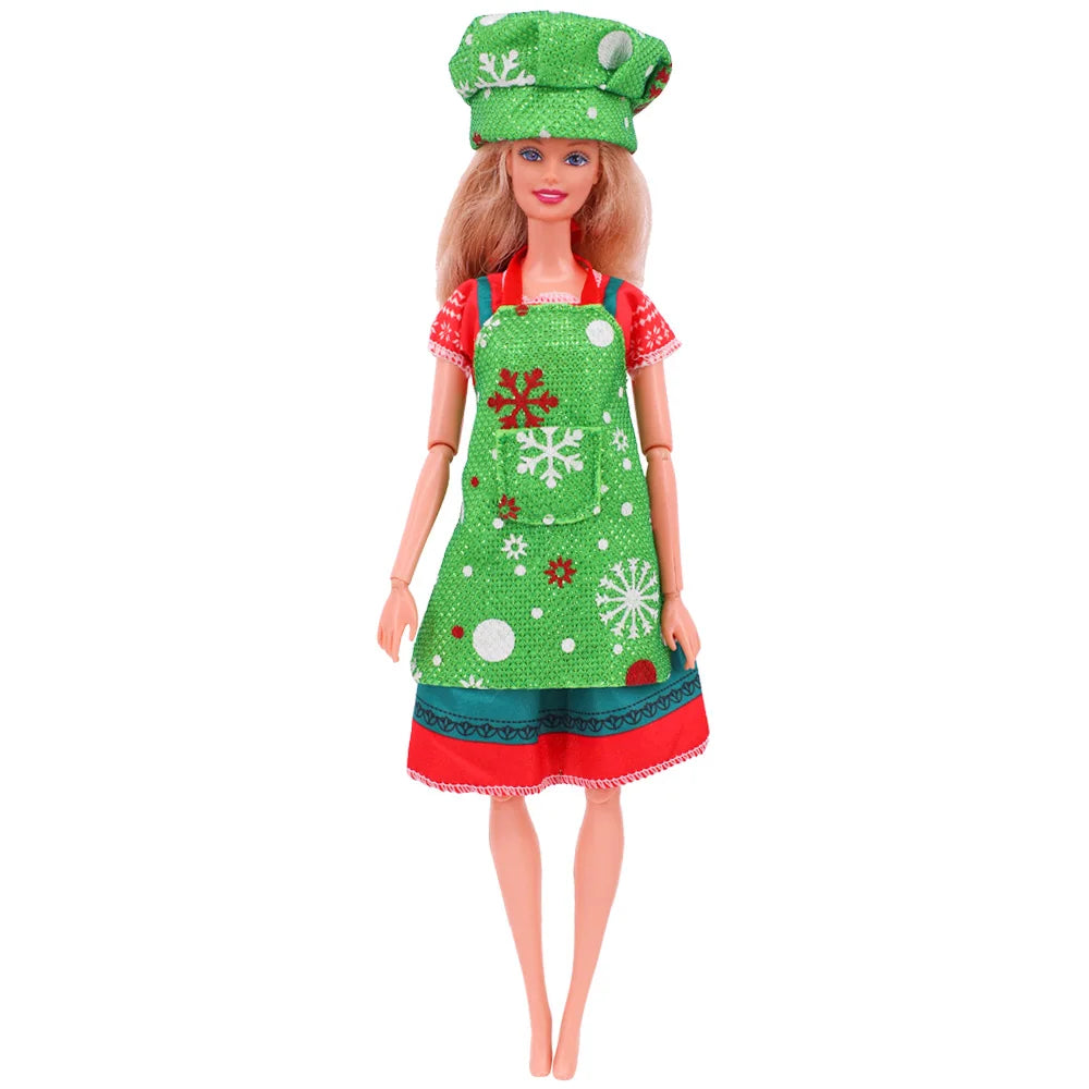 Keukenuniform Poppenkleding voor 30 cm Poppen