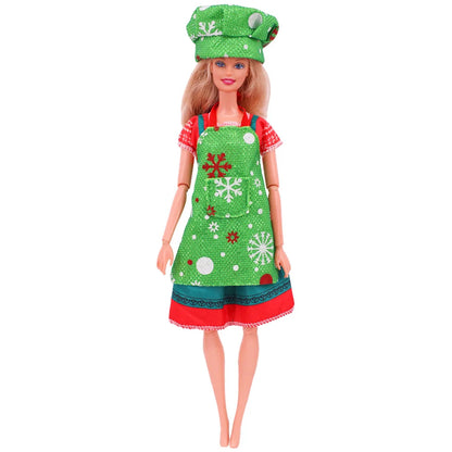 Keukenuniform Poppenkleding voor 30 cm Poppen