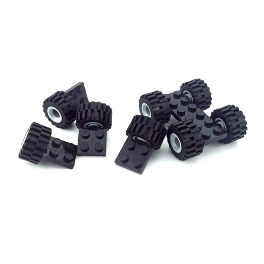 Wielen en assen voor voertuigen – Compatibel met LEGO®