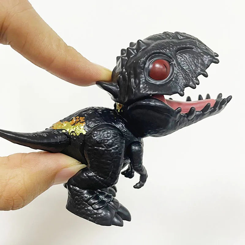 Vingerbijtende Dinosaurus T-Rex Speelfiguur met Beweegbare Gewrichten