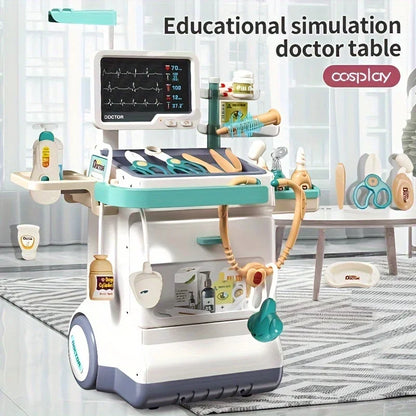Doktersset Speelset voor Kinderen met Stethoscoop en Medisch Station