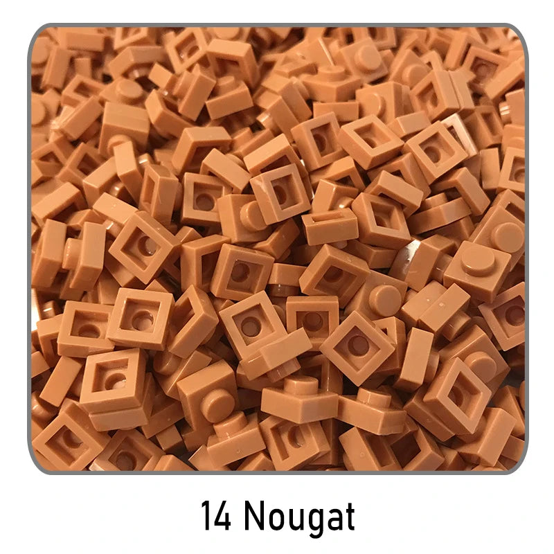 100 stuks 1x1 bouwstenen | Compatibel met Lego