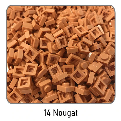 100 stuks 1x1 bouwstenen | Compatibel met Lego