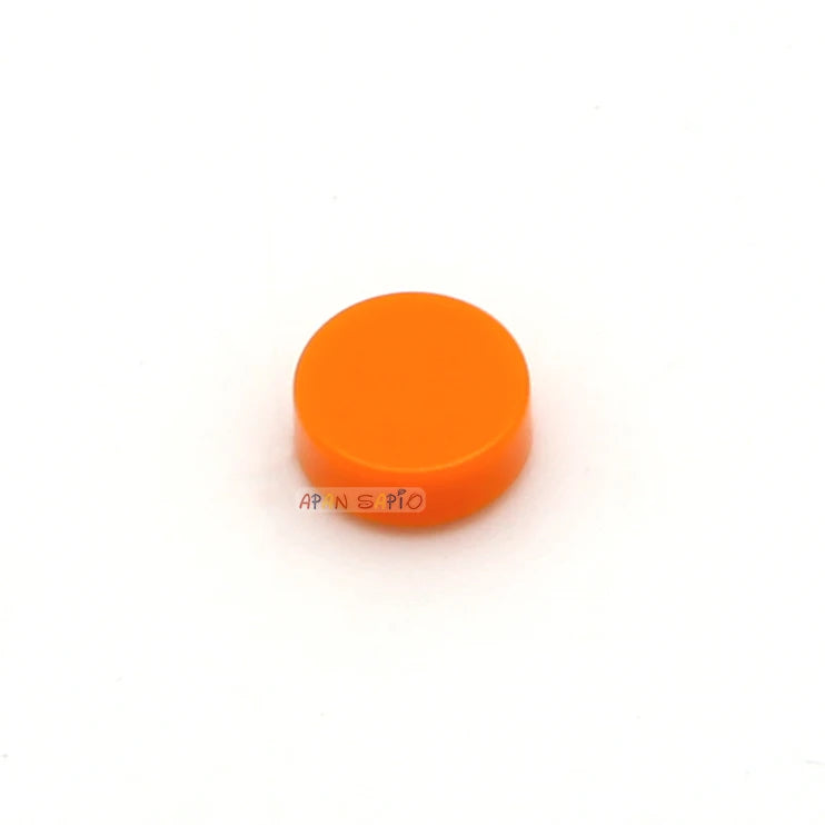 100 Ronde Bouwtegel Steentjes 1x1 | Compatibel met Lego