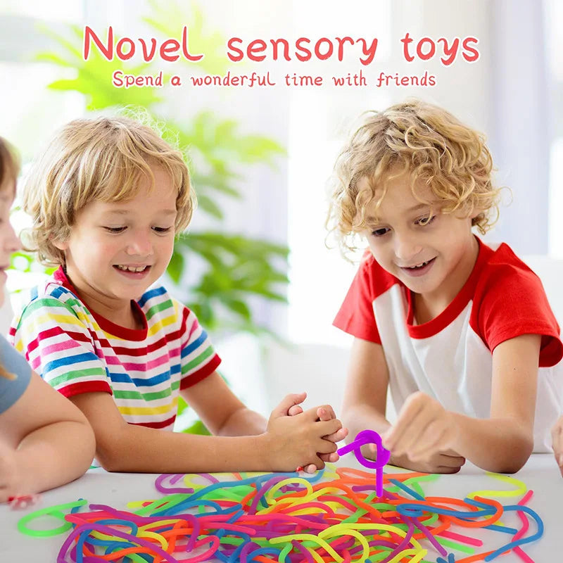 Stretchy Fidget Noodle Strings voor Stressvermindering