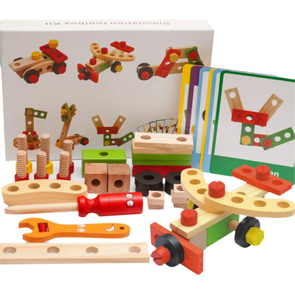 Houten Gereedschap Speelset voor Kinderen (3-6 jaar)