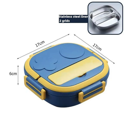 Draagbare RVS Lunchbox voor Kinderen - Lekvrij en Isolerend