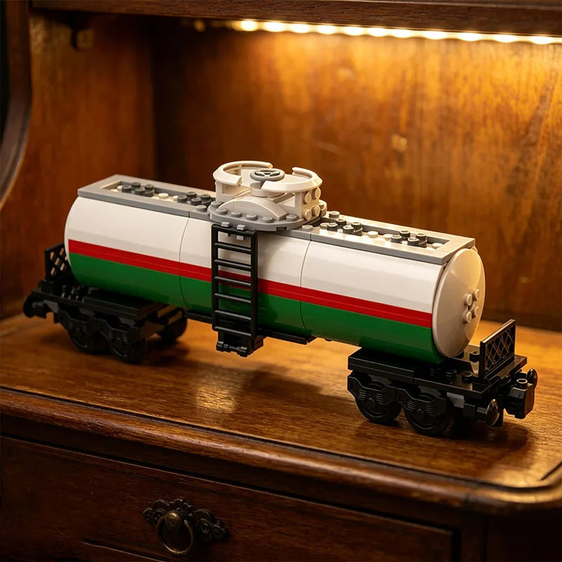 Bouwset Tankwagon voor Treinbaan – Compatibel met Lego