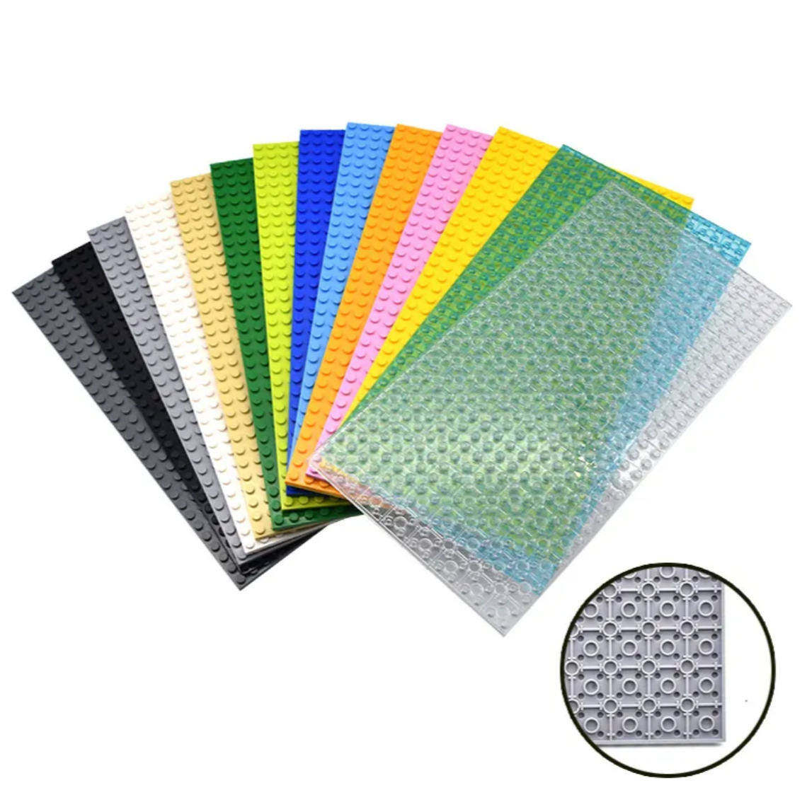 Dubbelzijdige Bouwplaat  32x16 nopjes (13x25,5cm)