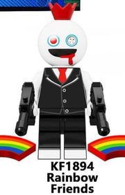 Blue Rainbow Friend (White)