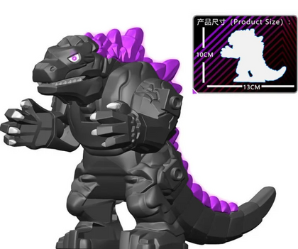 Godzilla Mechanical Version zwart/paars